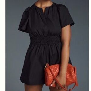 Somerset Poplin Romper from Anthropologie, XL NWOT